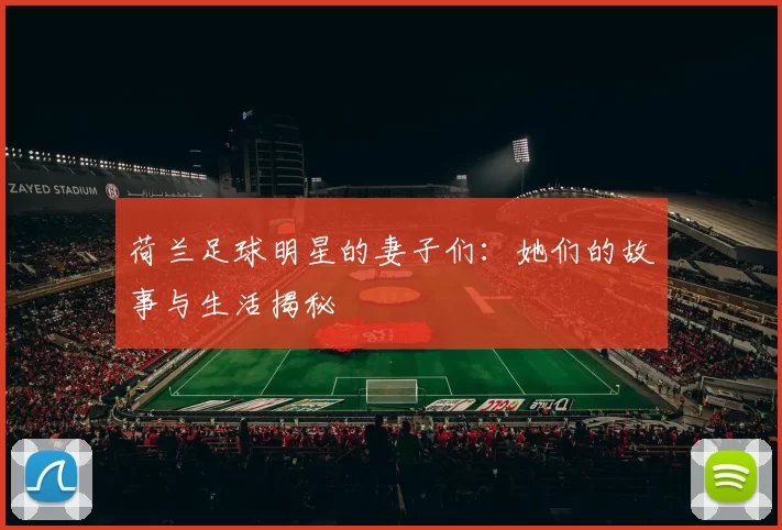 荷兰足球明星的妻子们：她们的故事与生活揭秘